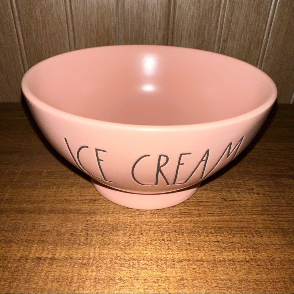 Rae Dunn Light Pink ICE CREAM Bowl New